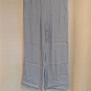 LÉGOE Heritage Maternity Light Blue Wide-Leg Women's Pants - Relaxed Fit
